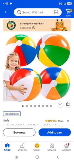 4 pack of beach balls