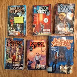 Robert Jordan Book Set Minus Book 1