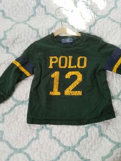 Ralph Lauren Polo green long sleeve shirt