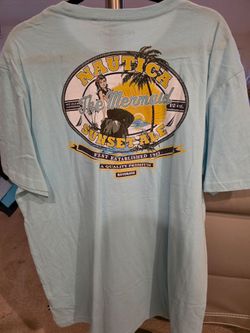 Nautica Mermaid Sunset Ale Graphic T-Shirt