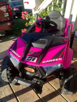 Electric pink car