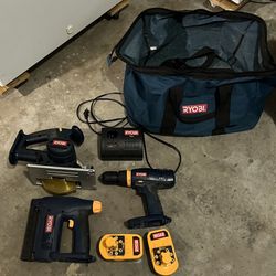 Ryobi Power Tool Set With Bag