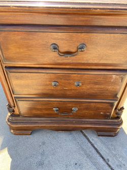 Dark brown dresser