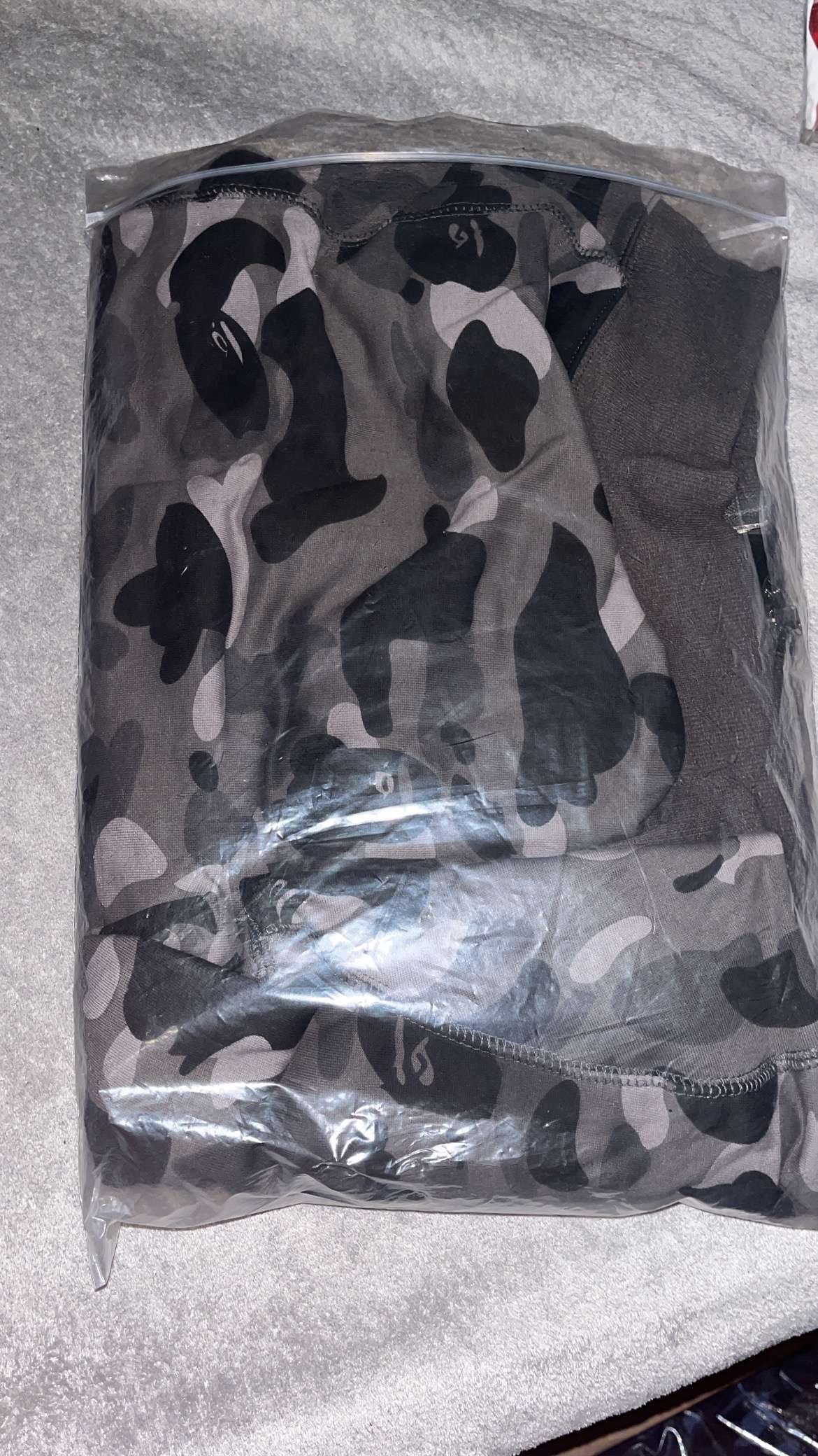 Grey Bape Hoodie