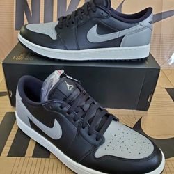 Nike Air Jordan 1 Low G Golf Shadow Black Grey Men's Size 11.5
