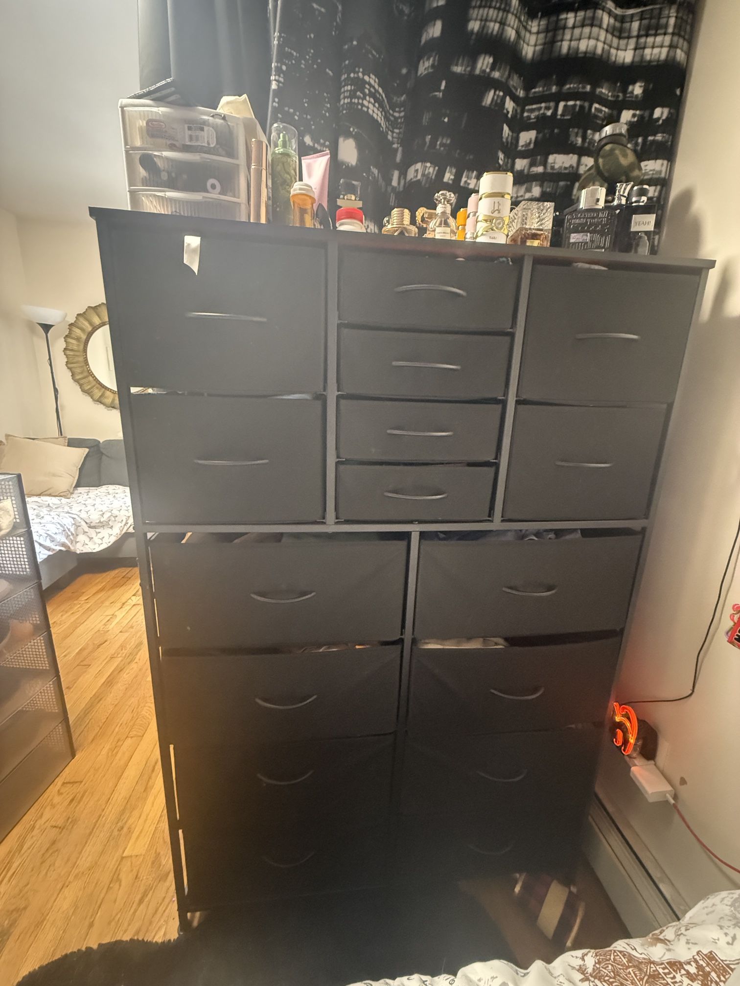 Dresser , Floating Shelves, Shoe Storage