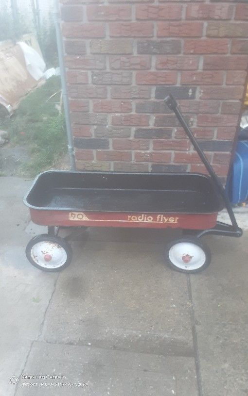 ORIGINAL RADIO FLYER WAGON & RADIO FLYER TRICYCLE