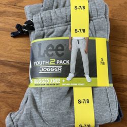 NWT Lee boys jogger 2 pack Size S 7/8