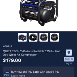 KOBALT QUIET TECH COMPRESSOR