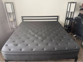 California king bed with bed frame