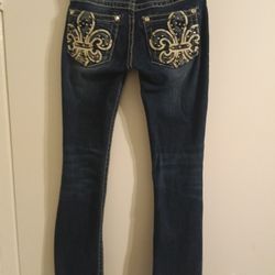 Young Girl's Miss Me Blue Jeans