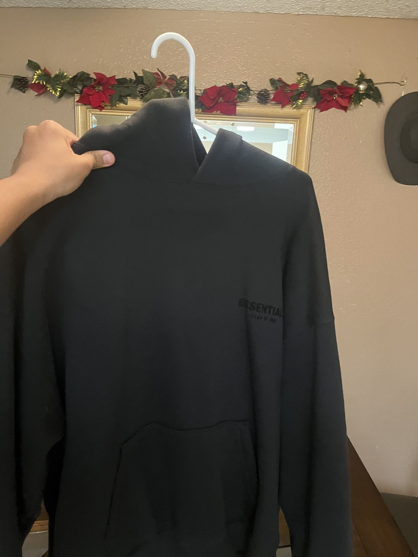 Black Essential Hoodie