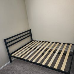 Metal queen size bed frame for $70