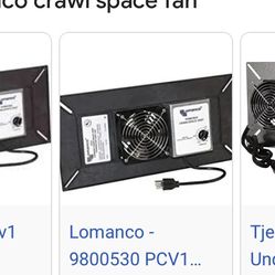 Lama no Powered Crawl Space Vent 