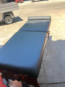 Massage table