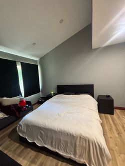 Bed and Bedside Tables Queen full