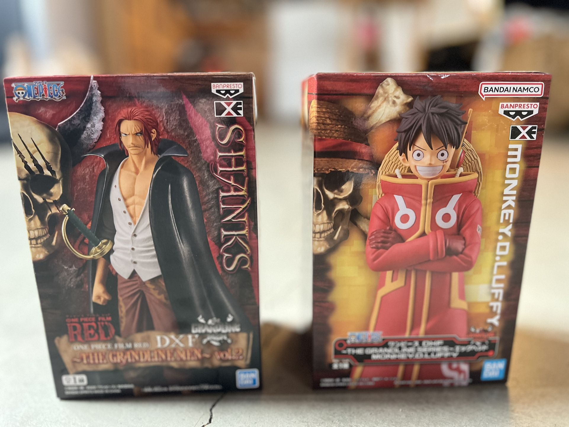 Shanks And Monkey Action Figures