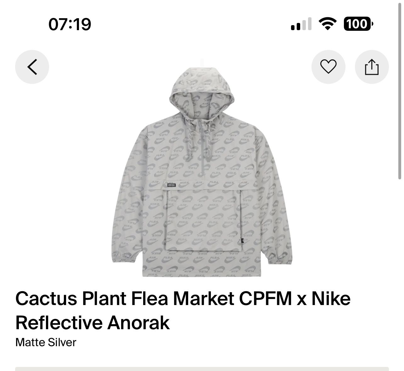 CPFM Hoody Jacket