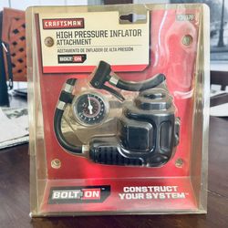 Craftsman Bolt-On High Pressure Inflator Attachment #34976 in original package