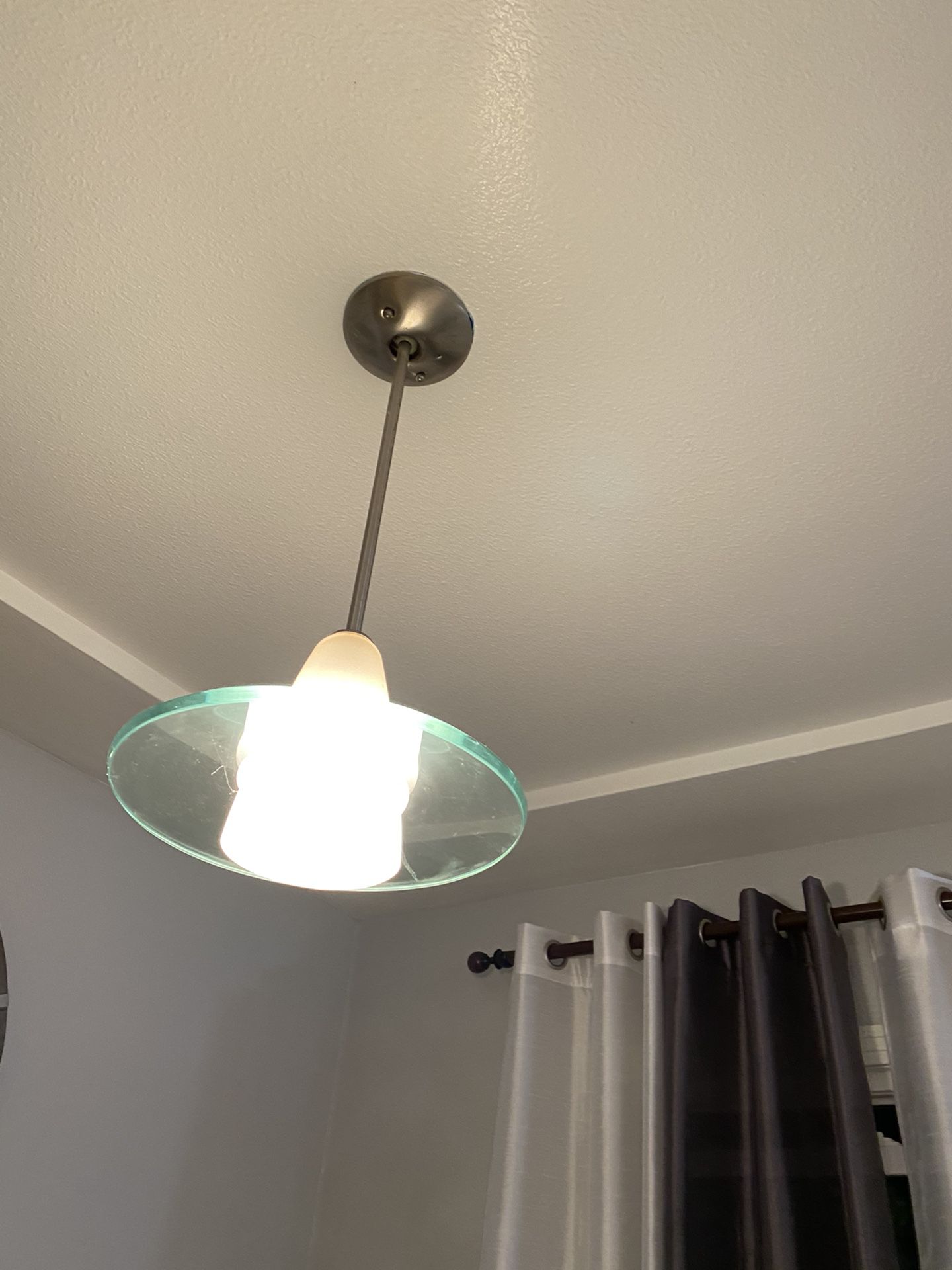 Two modern style light fixtures
