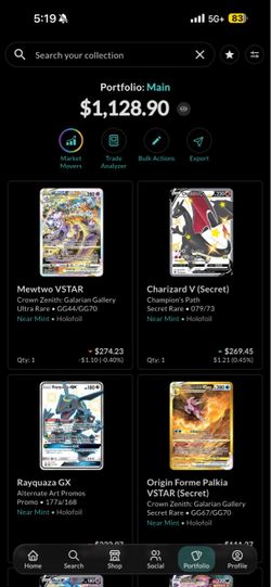 Binders of Pokemon cards