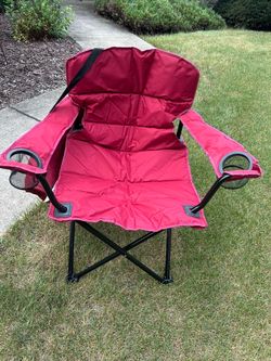 Large man camp chair