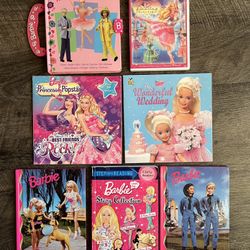 Barbie Books + DVD (Lot of 10 stories + DVD)