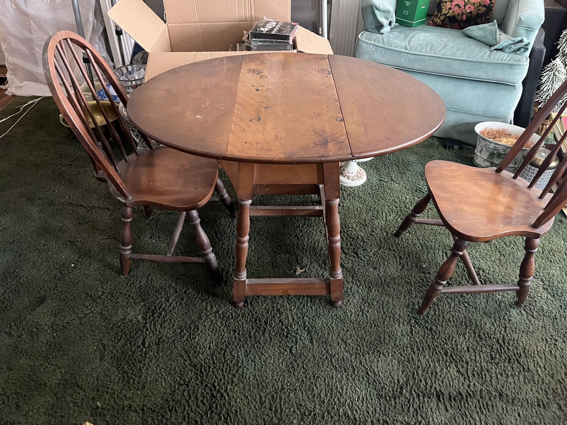 Antique Paris Mfg. Co. Child’s Table & Chairs