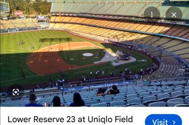 Dodgers TIckets 10/4 🎟 5pm SHADED seats