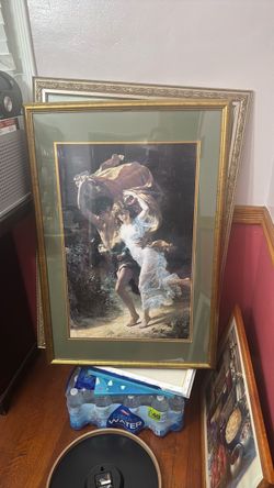 Framed Classical Art Print Gold Frame