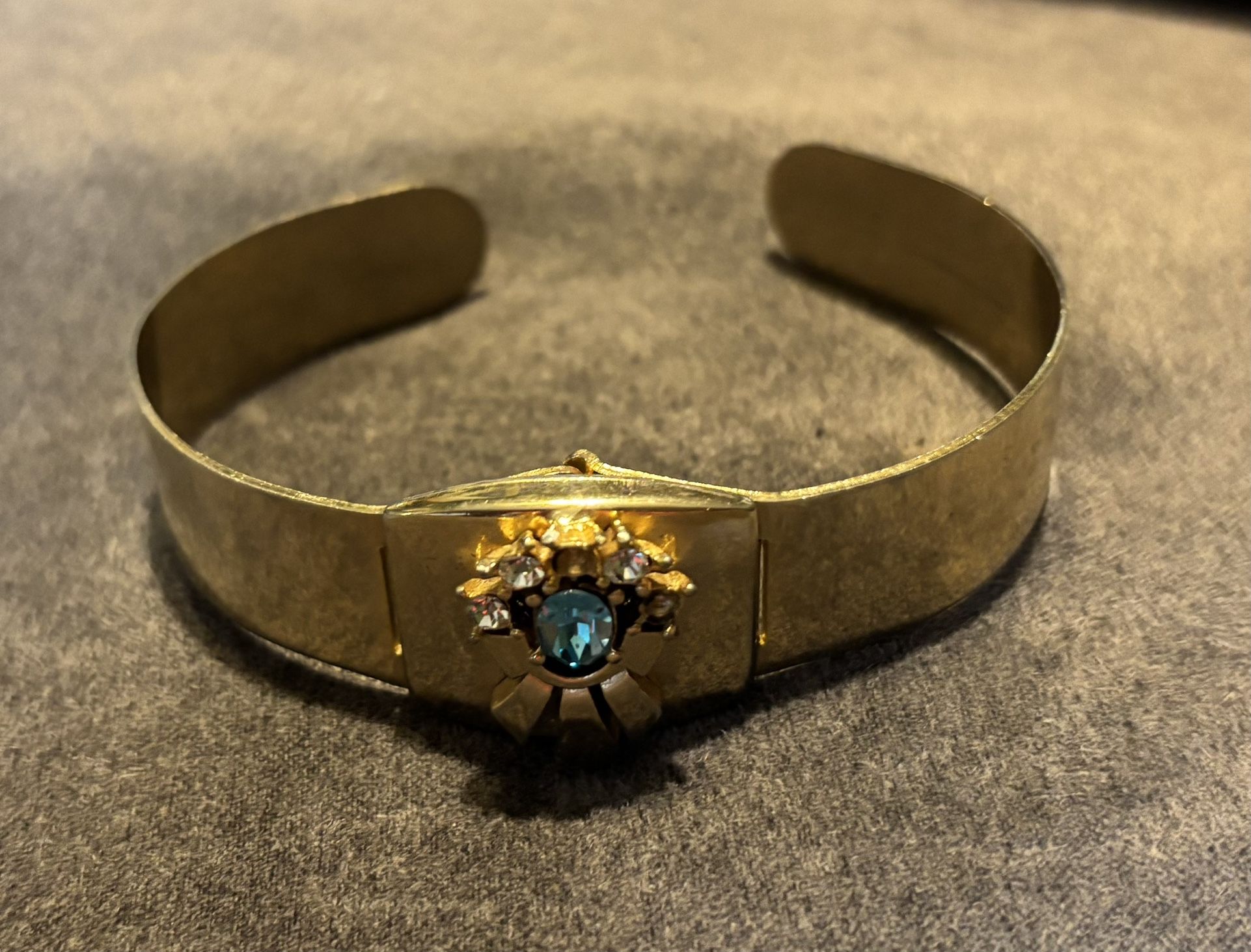 Vintage G.K. Lowe Art Deco Cuff Bracelet