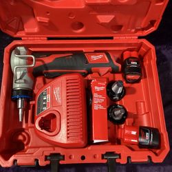 🧰🛠Milwaukee M12 Cordless PEX Expansion Tool Kit w/(2)1.5Ah Batts & Storage Case-LIGHTLY USED!-$400!🧰🛠