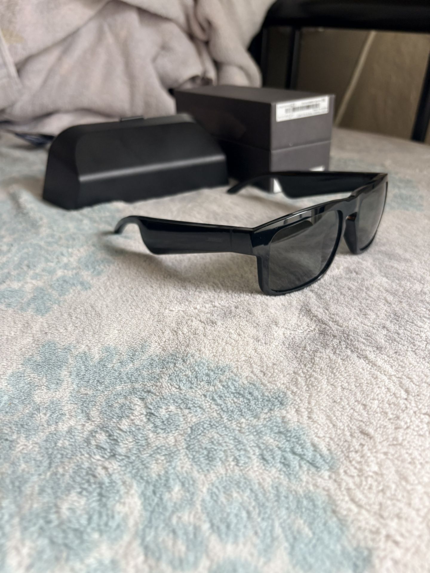 Bose Frames Tenor Rectangular Bluetooth Audio Sunglasses - Black