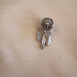 925 Sterling Silver Dreamcatcher Charm