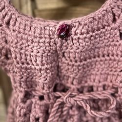 Handmade Crochet Baby Dress