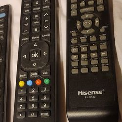 TV'S. REMOTE CONTROLS  FOR ALL BRANDS