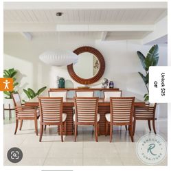 Tommy Bahama Ocean Club Peninsula Extendable Dining Room Set