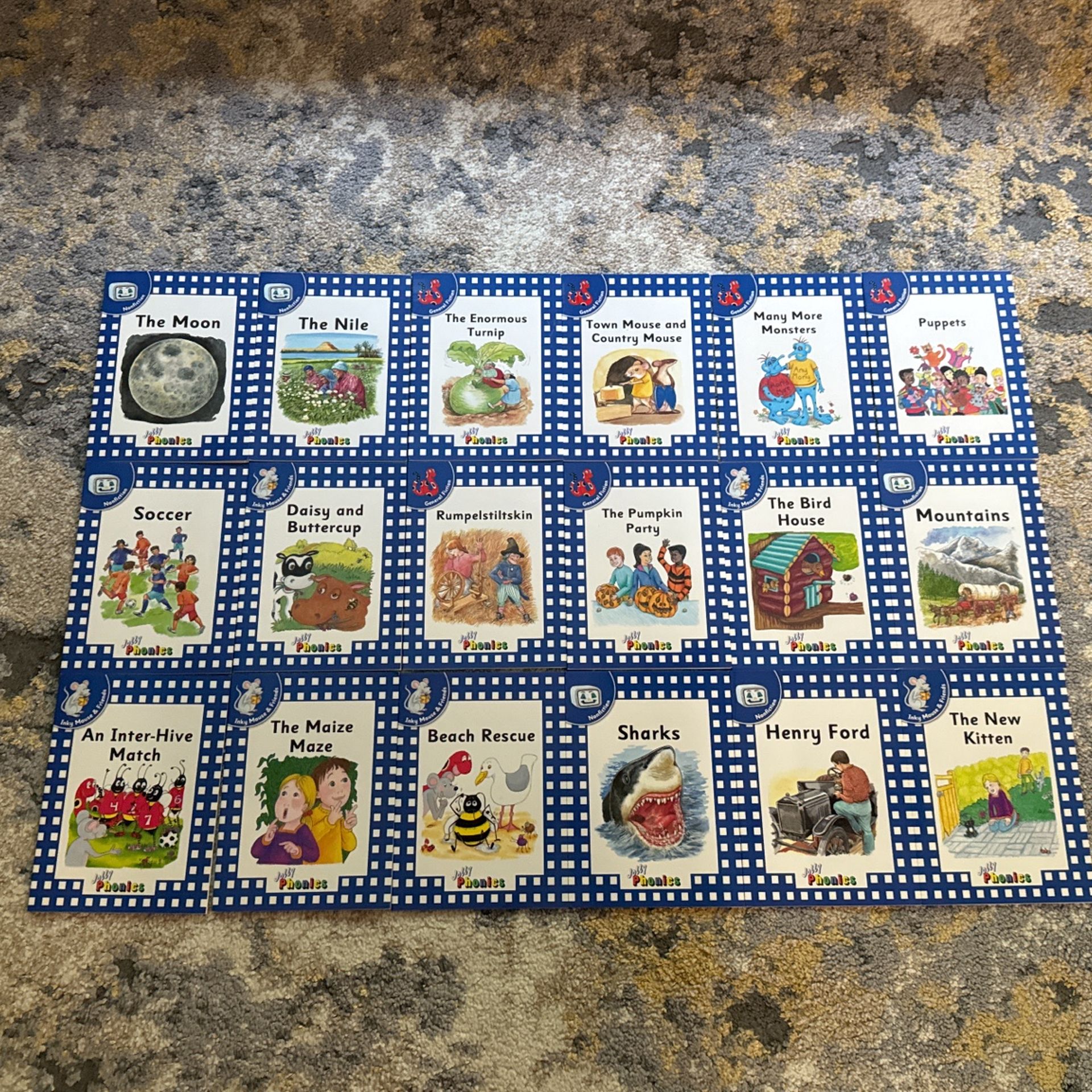 Jolly Phonics Reader, Level 4 Complete Set, In Print Letters (COMPLETELY NEW)