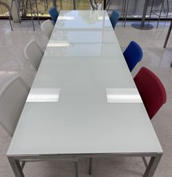 Glass top Table