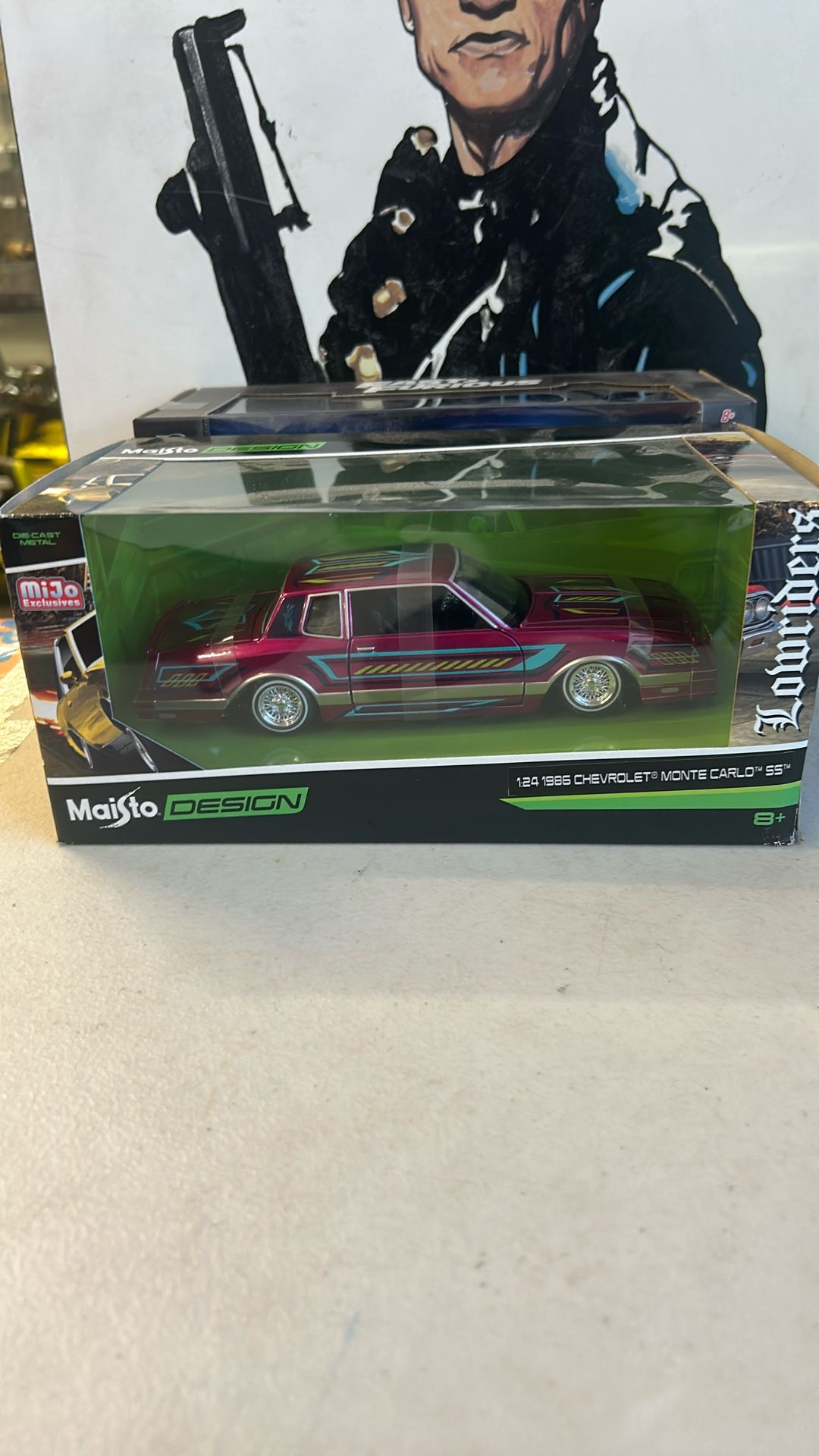Maisto design 1/24 scale Lowriders MIJO exclusive 1986 Chevy Monte Carlo SS