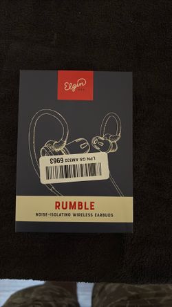 Elgin rumble noise isolating wireless earbuds