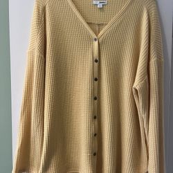 Sonoma Waffle Weave Shirt Size XL