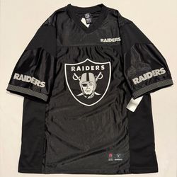 Las Vegas Raiders Men’s Team Apparel Medium Jersey - New With Tags 