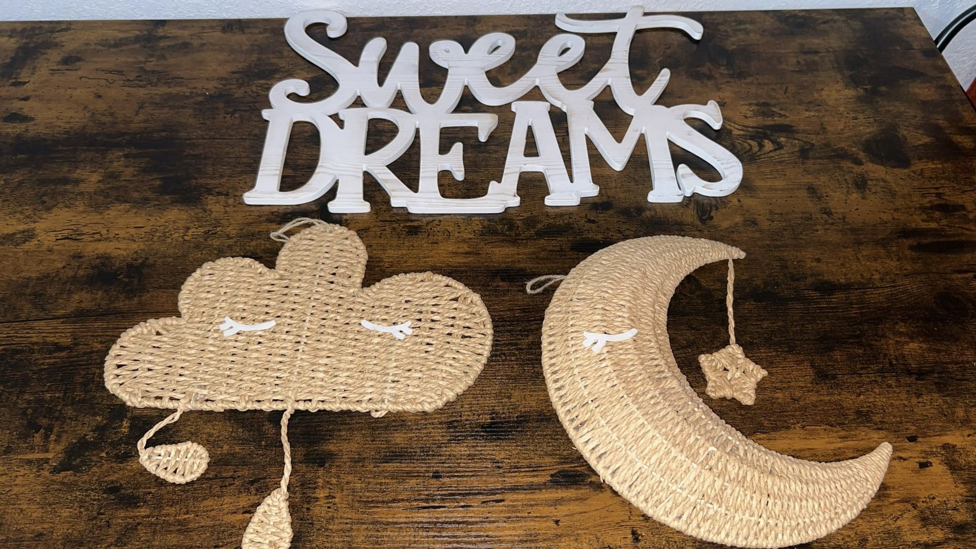 Cloud/Moon nursery Decor