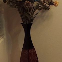 Floor  Vase With Flowers