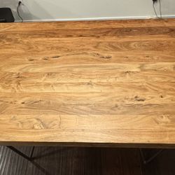 CB2 Solid Wood Dining Table
