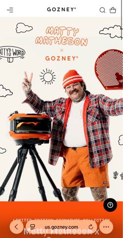 Gozney Tread Pizza oven - Matty Matheson