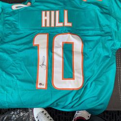 Tyreek Hill Miami Dolphins Autographed Jersey