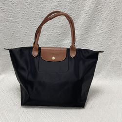Longchamp Le Pliage Original Tote Bag size large Black