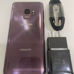 Factory Unlocked Samsung Galaxy s9 64 gb, sold with warranty 